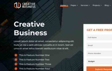 Creative Business (DiviStation) (screenshot desktop)