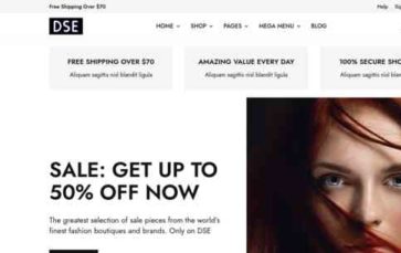 DiviStation Ecommerce (screenshot desktop)