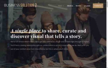 Business Solution 2 (screenshot desktop)