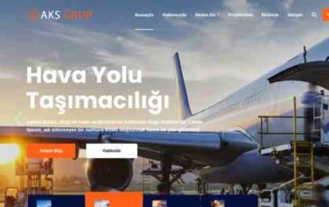 AKSGrup (screenshot desktop)