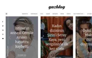 YazBlog (screenshot desktop)