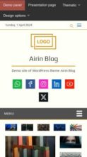 Airin Blog Premium (screenshot mobile)