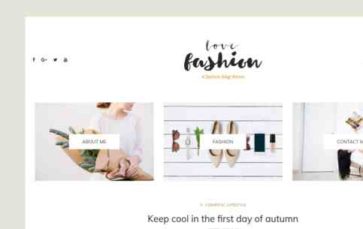 Love Fashion Blog (screenshot desktop)