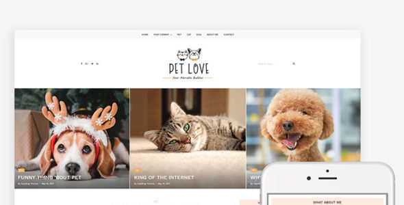 Pet Love (EasyBlog Themes)