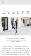 Evelyn (Eclair Designs) - (screenshot mobile)