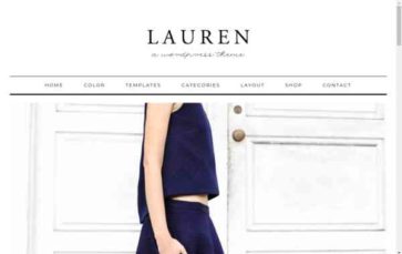 Lauren (Eclair Designs) - (screenshot desktop)