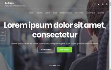 Be Page Pro (screenshot desktop)