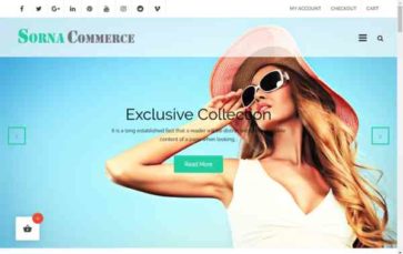 SornaCommerce Pro (screenshot desktop)