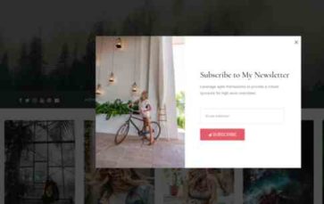 Feminine Blog Pro (screenshot desktop)