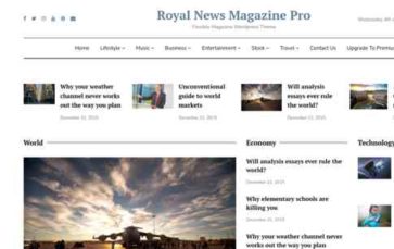 Royal News Magazine Pro (screenshot desktop)