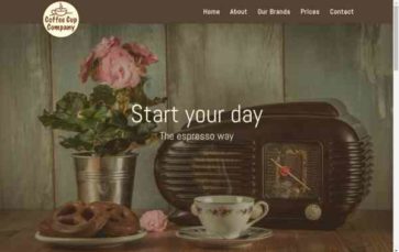 Coffee Cup (screenshot desktop)