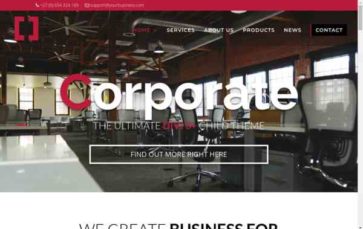 Corporate (Love Divi) (screenshot desktop)