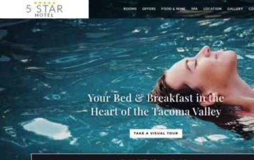 Divi 5 Star Hotel (screenshot desktop)