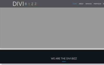 Divi Bizz (screenshot desktop)