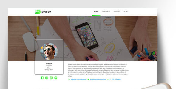 Divi CV (Elegant Marketplace)