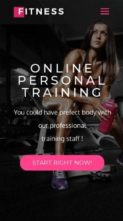 Divi Gym (screenshot mobile)
