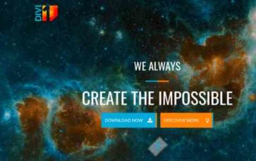 Divi One (screenshot desktop)