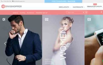 Screenshot Desktop Divi Shopper (screenshot desktop)