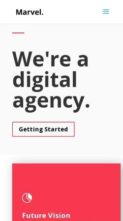 Marvel (WP Agency) (screenshot mobile)