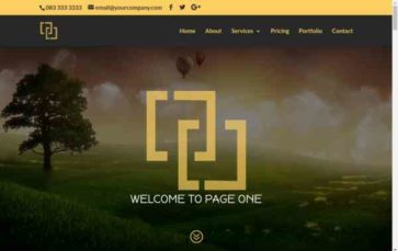 Page One (screenshot desktop)