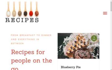 Recipes (BMS Childthemes) - (screenshot desktop)