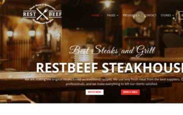 Restaurant (WP Agency) (screenshot desktop)