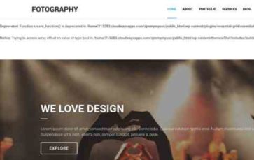 VRYN Fotography (screenshot desktop)