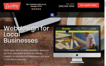 Webly Pro (screenshot desktop)