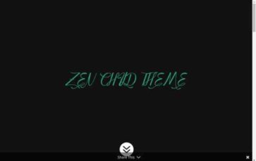 Zen (Preamp Child Themes) (screenshot desktop)