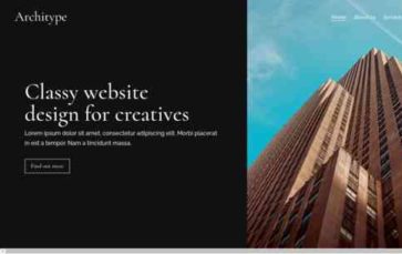 Architype (screenshot desktop)