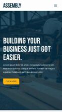 Assembly (Sam Coombs Web Design) - (screenshot mobile)