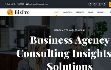 BizPro (LayoutDivi) - (screenshot desktop)