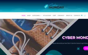 CyberMondayChildTheme (screenshot desktop)