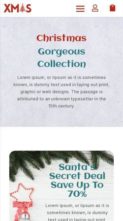 Divi Christmas Store (screenshot mobile)