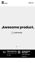 Divi Minimal99 (screenshot mobile)