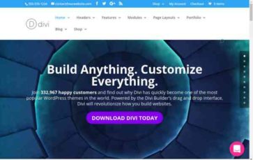 Divi (screenshot desktop)