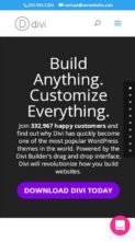 Divi (screenshot mobile)