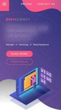 DiviAgency (screenshot mobile)