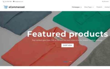 eCommerced (screenshot desktop)