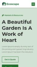 Screenshot Mobile Ecoscape (ThemesUnit) - (screenshot mobile)