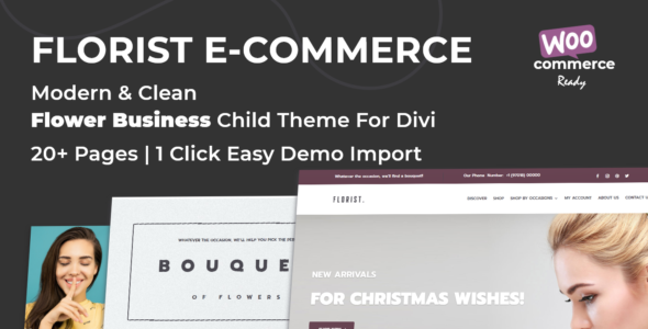 Florist E-commerce (Elegant Themes)