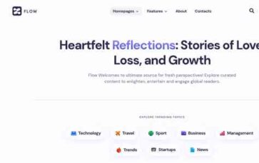 Flow (Divi Layouts Pro) - (screenshot desktop)