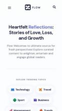 Flow (Divi Layouts Pro) - (screenshot mobile)