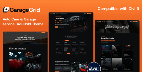 Garagegrid Auto Care Studio (Elegant Themes)