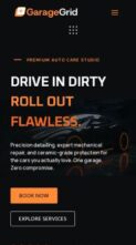Garagegrid Auto Care Studio (screenshot mobile)