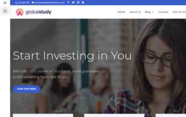 GlobalStudy (screenshot desktop)