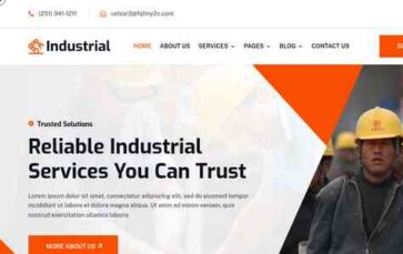 Industrial & Engineering (screenshot desktop)