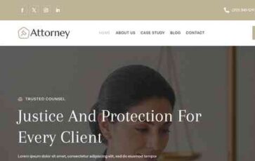 Law Attorney (screenshot desktop)