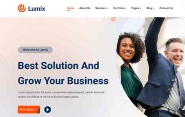 Lumix (ThemesUnit) (screenshot desktop)