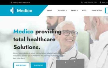 Medico (ThemesUnit) - (screenshot desktop)